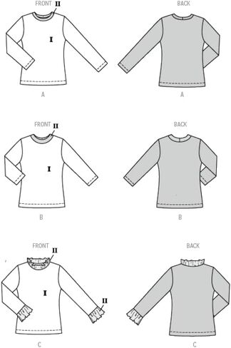 Burda Style X05705BURDA Misses' Shirts Sewing Pattern Packet, Design Code B5705, Sizes 8-18 (34-44) in Saudi Arabia