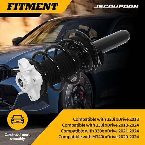 31316879314 مجموعة الصدمات والدعامات الأمامية اليمنى متوافقة مع G20 G21 320i 330i 330e M340i xDrive 2018-2024 31316879310 31316879312 in Saudi Arabia