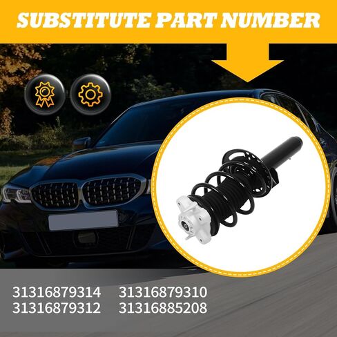 31316879314 مجموعة الصدمات والدعامات الأمامية اليمنى متوافقة مع G20 G21 320i 330i 330e M340i xDrive 2018-2024 31316879310 31316879312 in Saudi Arabia