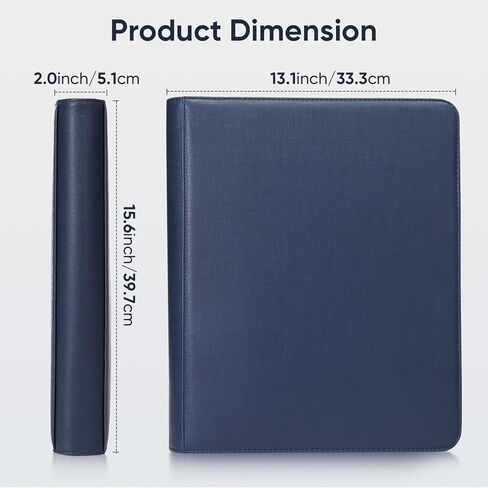 9-Pocket Toploader Binder – Holds 252 Toploaders, 9 Toploaders Included, Card Storage for Trading Cards in 3 x 4'' Toploader, Premium Zippered PU Binder for TCG, Sports Cards in Saudi Arabia
