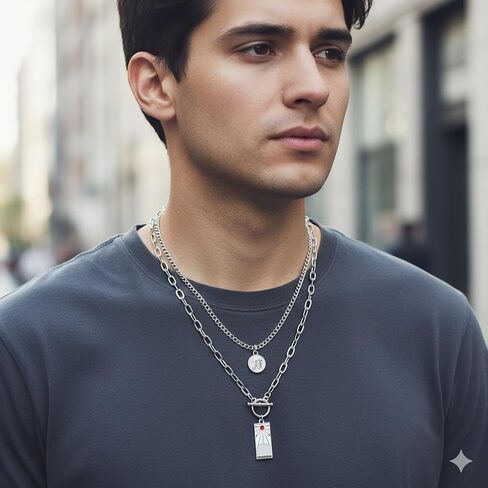 Anime Demon Tanjiro Pendant Necklace - Kimetsu Noyaiba Necklace Hip Hop Style Cosplay Jewelry for Women Men in Kuwait