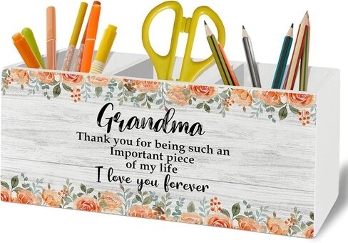 Grammy Gifts, Grammy Gifts from Grandkids, Pen Pencil Holder Organizer for Desk Accessories, My Favorite People Call Me Grammy Kitchen Utensil Holder, Grandma Gifts for Christmas Birthday in Kuwait