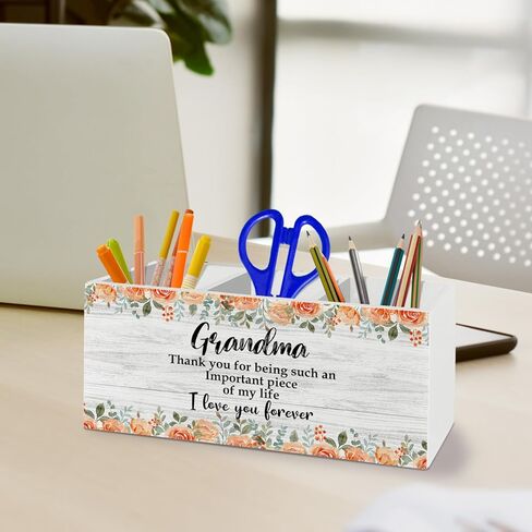 Grammy Gifts, Grammy Gifts from Grandkids, Pen Pencil Holder Organizer for Desk Accessories, My Favorite People Call Me Grammy Kitchen Utensil Holder, Grandma Gifts for Christmas Birthday in Kuwait