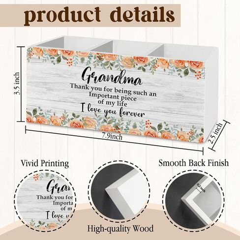 Grammy Gifts, Grammy Gifts from Grandkids, Pen Pencil Holder Organizer for Desk Accessories, My Favorite People Call Me Grammy Kitchen Utensil Holder, Grandma Gifts for Christmas Birthday in Kuwait