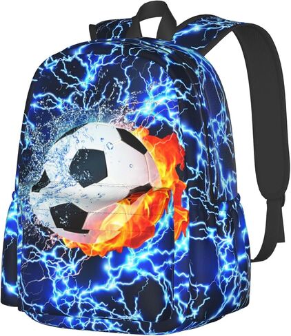 Alien Sky Green Lightweight Travel Backpack With Zipped Front Pocket Printed Laptop Bag Fashion Casual Daypack For Work, Hiking, Camping Unisex in Saudi Arabia