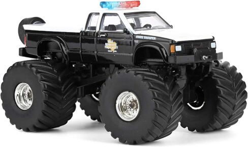 Greenlight 1/64 1990 GMC S-15، إدارة تكساس للسلامة العامة، Kings of Crunch x Hot Pursuit Special Edition Series 17 49170-F in Kuwait