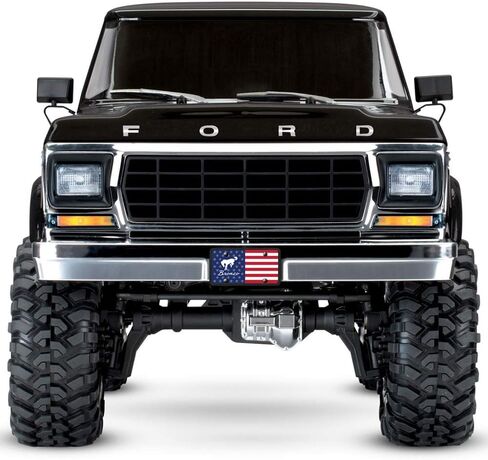 iPick Image for Ford Bronco Logo USA Flag Graphic Special Aluminum Metal License Plate - Official Licensed in Saudi Arabia