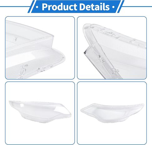 ACROPIX Headlight Lens Cover Headlight Headlamp Lense Clear Lens Cover for Kia Optima 2016-2018 Clear PC 1 Pcs Front Right Car in Saudi Arabia