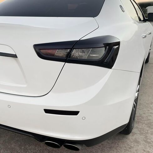 SlickMod PreCut Vinyl Smoke Tint for 2014-2020 Maserati Ghibli Tail Light (Dark Smoke, 2. Taillight Cutout) in Saudi Arabia