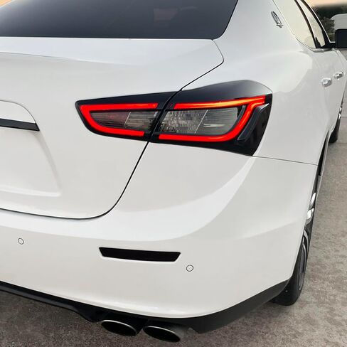 SlickMod PreCut Vinyl Smoke Tint for 2014-2020 Maserati Ghibli Tail Light (Dark Smoke, 2. Taillight Cutout) in Saudi Arabia