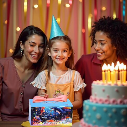 مجموعة LIHBCAIYI Magic Water Elf Kit، جل مائي Aqua Fairy مع 21 لونًا و24 قالب جل مائي للحيوانات الأليفة، اصنع مجموعات قزم سحرية ممتعة DIY، مجموعة صانع اسفنجي ألعاب حسية تفضل الحفلات للأطفال من سن 5 سنوات فما فوق in Kuwait