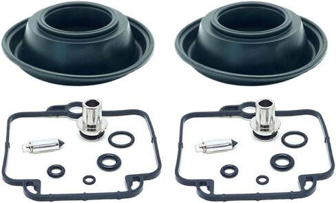 Compatible With F650 Pegaso 650 BST 33 Carburetor Repair Kit Vacuum Diaphragms For Part Number BST33 Aftermarket Replacement(2 Kits and Membranes) in Saudi Arabia