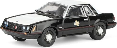 مقتنيات Greenlight 30542 1:64 مقياس Hot Pursuit - 1982 Mustang SSP - إدارة السلامة العامة في تكساس (حصريًا للهواية) in Kuwait