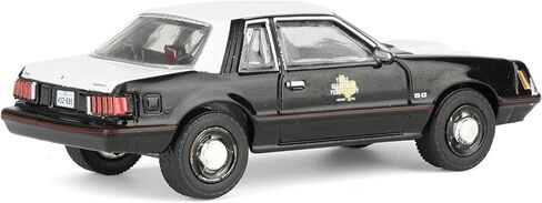 مقتنيات Greenlight 30542 1:64 مقياس Hot Pursuit - 1982 Mustang SSP - إدارة السلامة العامة في تكساس (حصريًا للهواية) in Kuwait