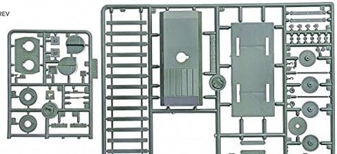 نموذج بلاستيكي لسيارة السكك الحديدية المدرعة ذاتية الدفع BD-41 UMT603 in Kuwait