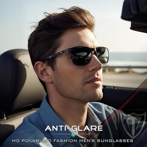 نظارات شمسية مستقطبة للقيادة للرجال من ATTCL - إطار معدني Al-Mg خفيف للغاية in Kuwait