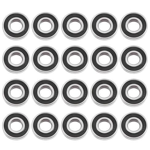 20PCS 6203-RS Ball Bearing Kit - Bearing Steel and Double Rubber Sealed Miniature Deep Groove Ball Bearing Kit Set (17X40X1 in Saudi Arabia