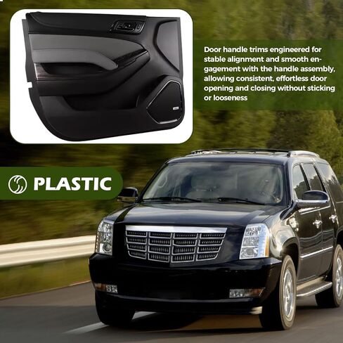 25897912 Passenger Side Interior Handle Bezel Cover Fits for Chevrolet Suburban 1500 2500 Inside LTZ Hybrid Model 2007-2014, Replacement for Part GM1359102 in Saudi Arabia