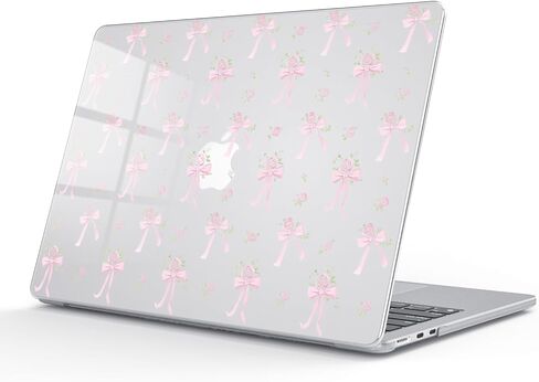 for MacBook Air 13 Inch Case 2021-2018 Release A2337 M1/A2179/A1932 Cute Polka Dot Aesthetic Design Crystal Clear Hard Shell Case Laptop Protective Cover for MacBook Air 13.3" in Saudi Arabia