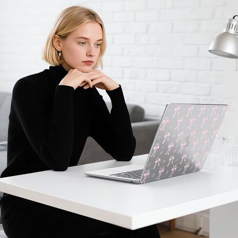 for MacBook Air 13 Inch Case 2021-2018 Release A2337 M1/A2179/A1932 Cute Polka Dot Aesthetic Design Crystal Clear Hard Shell Case Laptop Protective Cover for MacBook Air 13.3" in Saudi Arabia