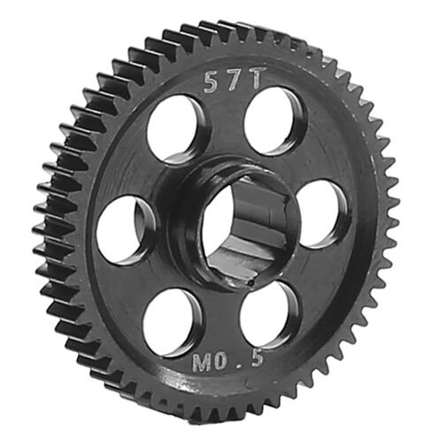 Steel Main Gear 0.5M 57T 59T RC Spur Gear for Arrma 1/18 Granite Grom Typhon Grom 1/14 Mini Mojave Grom 2S 1/12 Losi NAS-car Upgrade (57T) in Saudi Arabia