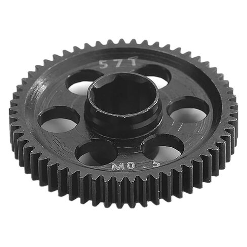 Steel Main Gear 0.5M 57T 59T RC Spur Gear for Arrma 1/18 Granite Grom Typhon Grom 1/14 Mini Mojave Grom 2S 1/12 Losi NAS-car Upgrade (57T) in Saudi Arabia