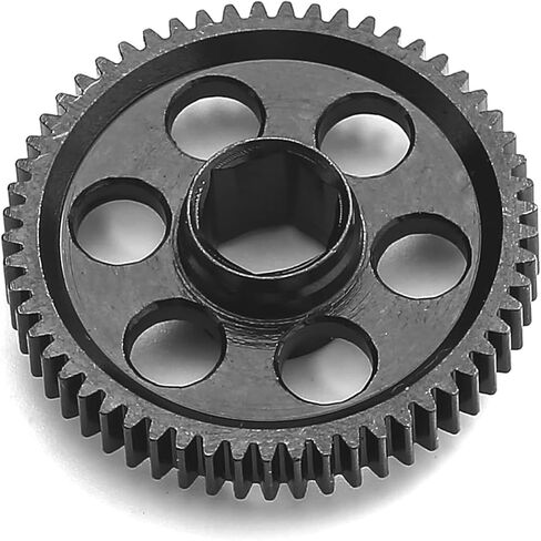 Steel Main Gear 0.5M 57T 59T RC Spur Gear for Arrma 1/18 Granite Grom Typhon Grom 1/14 Mini Mojave Grom 2S 1/12 Losi NAS-car Upgrade (57T) in Saudi Arabia