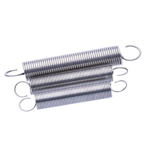 Premium Stainless Steel Extension Springs - Versatile Wire Diameters 0.3mm to 0.5mm, Outer Diameters 3mm to 6mm(0.5x5x110mmx5pcs) in Saudi Arabia