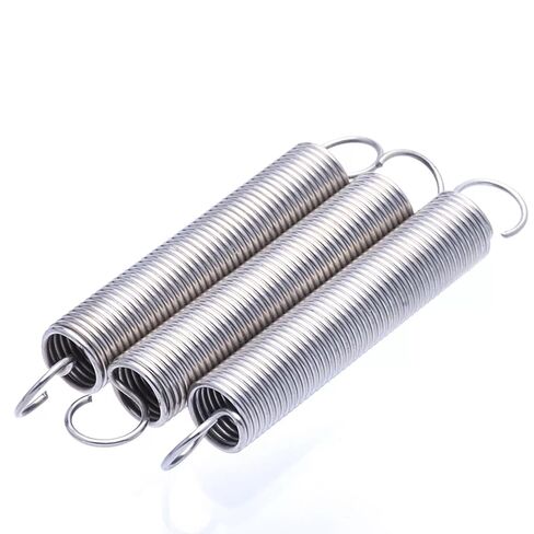 Premium Stainless Steel Extension Springs - Versatile Wire Diameters 0.3mm to 0.5mm, Outer Diameters 3mm to 6mm(0.5x5x110mmx5pcs) in Saudi Arabia