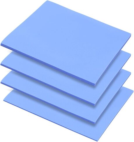 UCEC 30PCS Silicone Thermal Pads GPU, Reusable CPU Thermal Pad GPU Thermal Pads SSD Thermal Pad, Conductive Heatsink 0.5/1.5/ 1mm Thermal Pad for Chip LED IC Heat Conduction, Blue in Kuwait