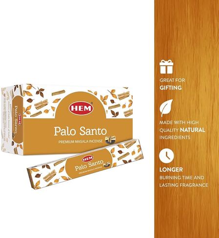 مجموعة هدايا HEM العالمية عصا البخور مع 6 عطور مختلفة مصنوعة من مركبات عضوية لفتح جميع شاكرات الطاقة السبعة والسماح بتدفق الطاقة الإيجابية in Kuwait