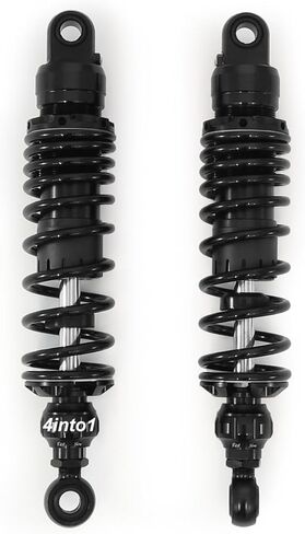 Adjustable Black Performance CNC Rear Shock Absorbers - 310mm - 320mm 12.5" - Compatible with Yamaha RD250 RD400 XS400 XS650 XS750 XS850 XS1100 XJ550 XJ650 XJ750 XJ900 XV1100 in Saudi Arabia
