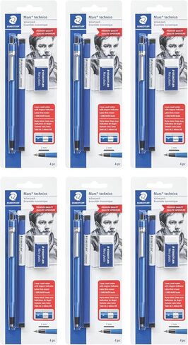 Staedtler Mars Technical Mechanical Pencil Set, Blue, (788 SBK4) in Kuwait