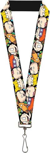 Buckle Down Rugrats Character Faces Close-up-1 Inch Lanyard in Saudi Arabia