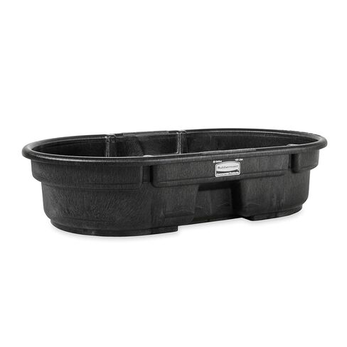 Rubbermaid Commercial Products Stock Tank, 70-Gallons, Structural Foam, Heavy Duty Container, for Livestock/Animal/Cattle Feed & Water, Outdoor Homemade Pool/Hot Tub/Bathtub, & Pet Cleaning/Dog Wash in Saudi Arabia