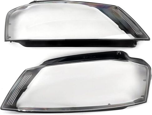 Compatible For Audi A3 8P Left Right Head Light Cover S-line S3 RS3 2008 2009 2010 2011 2012 Automotive Headlamp Lens Shade Car Accessories in Saudi Arabia