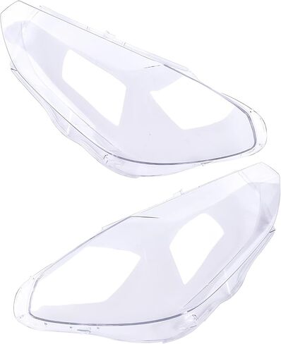 Pair Left & Right Headlight Lens Cover Compatible For BMW X3 X4 G01 G02 G08 2018 2019 2020 2021 63117466131 63117466132 in Saudi Arabia