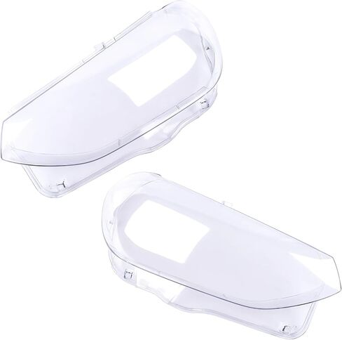 Pair Left & Right Headlight Lens Cover Compatible For BMW X3 X4 G01 G02 G08 2018 2019 2020 2021 63117466131 63117466132 in Saudi Arabia