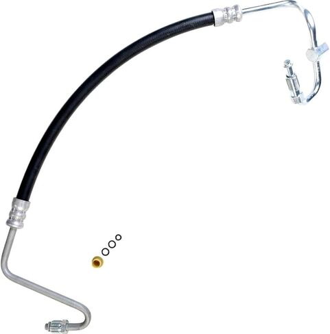 Power Steering Pressure Line Hose Assembly fits Jeep Wrangler 1997 1998 1999 2000 2001 2002 fits Jeep TJ 1997 1998 1999 2000 2001-2002 Replacement 52088548AC, 52088548AB 1x in Saudi Arabia