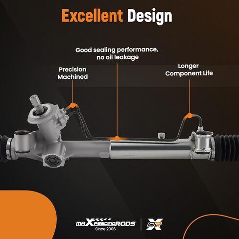 maXpeedingrods Hydraulic Power Steering Rack and Pinion Assembly for Ford Focus 2006-2011, L4 2.0L 2.3L, Replace# 22-2004 6S4Z3504A in Saudi Arabia