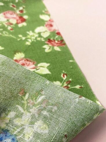 50pcs Dark Fabric Set DIY Patchwork 10x10cm for Handcraft DIY Assorted Colors for Sewing Crafts Clothing Handmade Printing (Multicolored) in Saudi Arabia