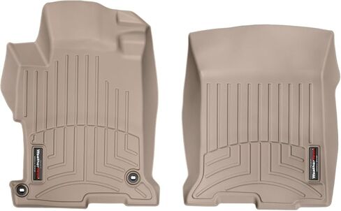 Weathertech Custom Fit FloorLiners for Honda Accord, Accord, 1st Row (444811), Black in Saudi Arabia