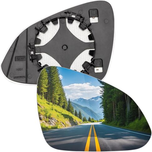 Passenger Side Mirror Replacement for Buick Regal 2011 2012 2013 2014 2015 2016 2017 - Right Side Mirror Glass, Rear View Mirrors Glass with Power Heated in Saudi Arabia
