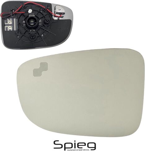 Spieg Side Mirror Glass Set for 2014-2016 Mazda 3, 6 Heated Blind Spot Monitoring BSM with Backing Plate Pair GJS3-69-1G7 and GJS3-69-1G1 in Kuwait