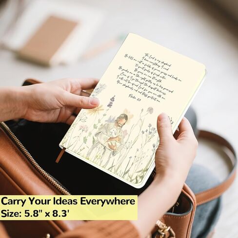 دفتر يوميات الكتاب المقدس بوهو الأزهار، دفتر يوميات لتدوين الملاحظات، هدايا مسيحية للنساء، مخطط الكتاب المقدس صلاة الكتاب المقدس، مجلات لكتابة الملاحظات تدوين 200 ورقة (5.8 × 8.3) in Kuwait