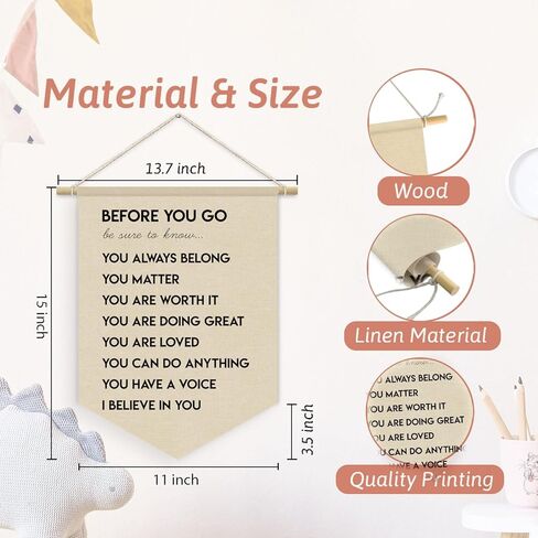 XYDEG I'm So Glad You're Here Welcome Sign Banner,Therapy Office Decor Classroom Decor Classroom Decorations,Welcome Sign For Classroom,Therapist Gifts in Kuwait