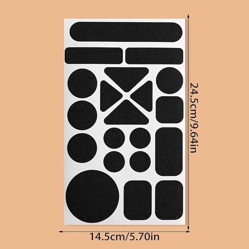 1 Black Self Adhesive Clothing Patch - General Purpose Down Coat & Clothes Repair Patch for Easy No-Smash Repair in Saudi Arabia