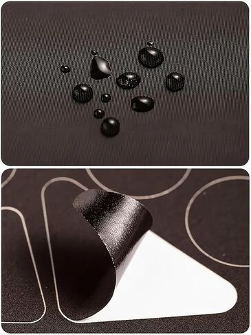 1 Black Self Adhesive Clothing Patch - General Purpose Down Coat & Clothes Repair Patch for Easy No-Smash Repair in Saudi Arabia