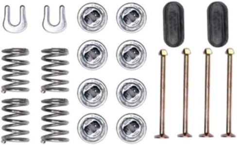 KarParts360 For دودج رامتشارجر 1990 1991 1992 1993 لقمة فرامل طقم زنبركي مثبت | خلفي | تصنيف الذهب in Saudi Arabia