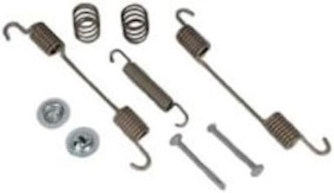 KarParts360 For GMC Savana 4500 2019 Parking Brake Hold Down Springs | Rear | With Pins | 1.97 inches / 50 millimeters Required Shoe Width | 4.46 inches / 113.3 millimeters Required Shoe Length in Saudi Arabia